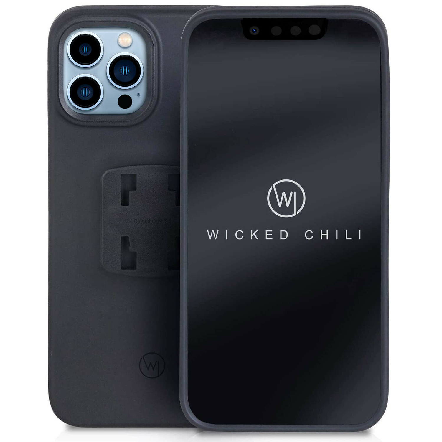 WICKED CHILI QuickMOUNT Case Pro MTB für / Schutzhülle, schwarz Rennrad - und Autohalterung 13 Bike Fahrrad Smartphone für iPhone 13 Handyhülle