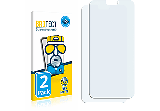 BROTECT 2x Flex matt Full-Cover 3D Cuverd Schutzfolie(für Nokia 7.1)