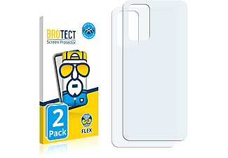 BROTECT 2x Flex Full-Cover 3D Curved Schutzfolie(für realme X7 Pro (Rückseite))