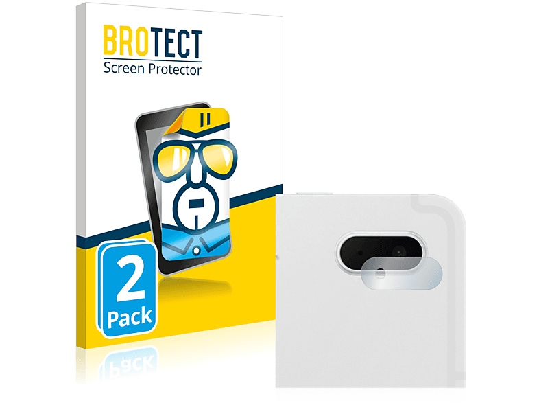 BROTECT 2x klare Schutzfolie(für Samsung Galaxy Tab S7 FE (im Querformat))