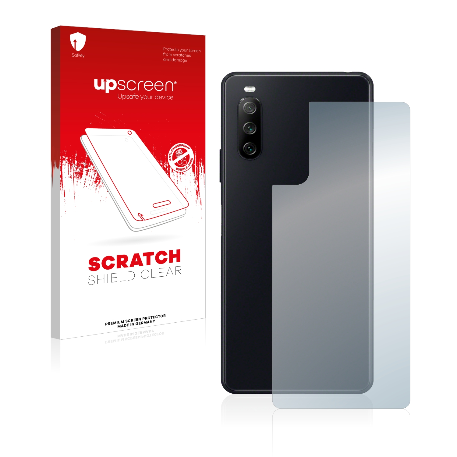 III) Schutzfolie(für Xperia klare Kratzschutz Sony 10 UPSCREEN