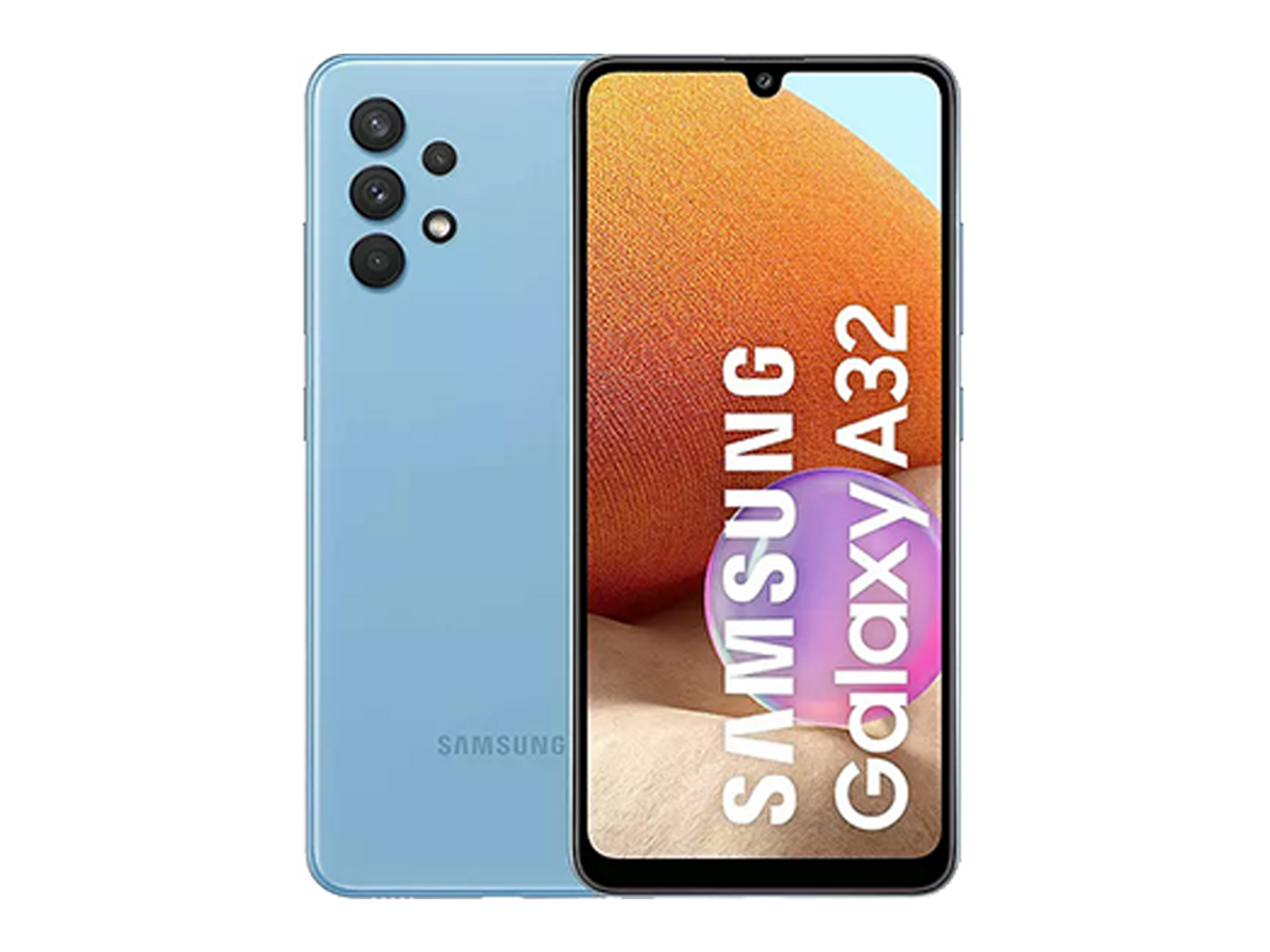 Móvil - SAMSUNG Galaxy A32, Azul, 128 GB, 6,4 ", Mediatek Helio G80, Android