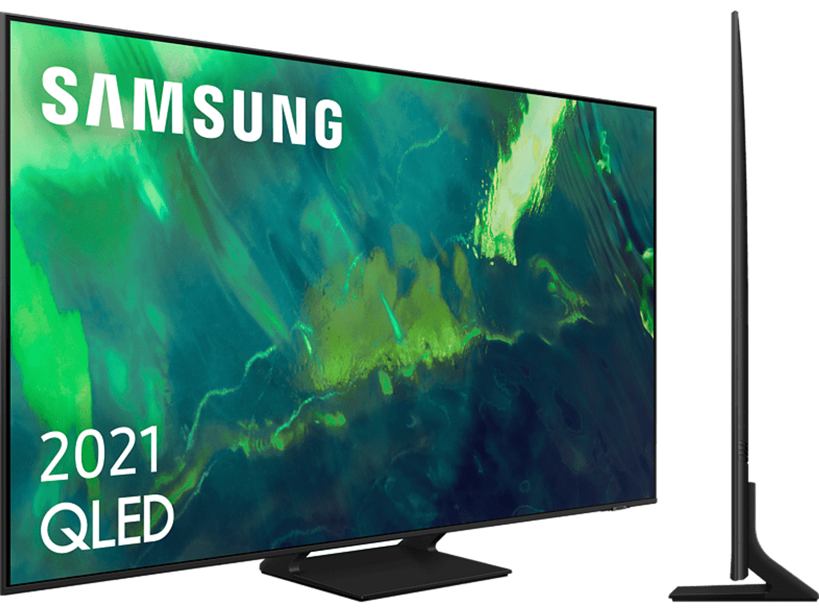 TV QLED 65" - Samsung 65Q70AATXXC, QLED 4K, Quantum 4K, Smart TV, DVB-T2 (H.265), Negro