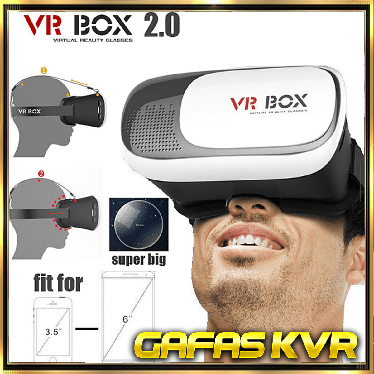 Gafas de realidad virtual GAFASVR KLACK, Telefonos y smartphone
