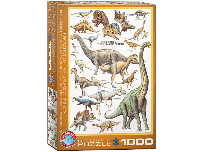 1000 Puzzle der Teile Jura Zeit Dinosaurier -