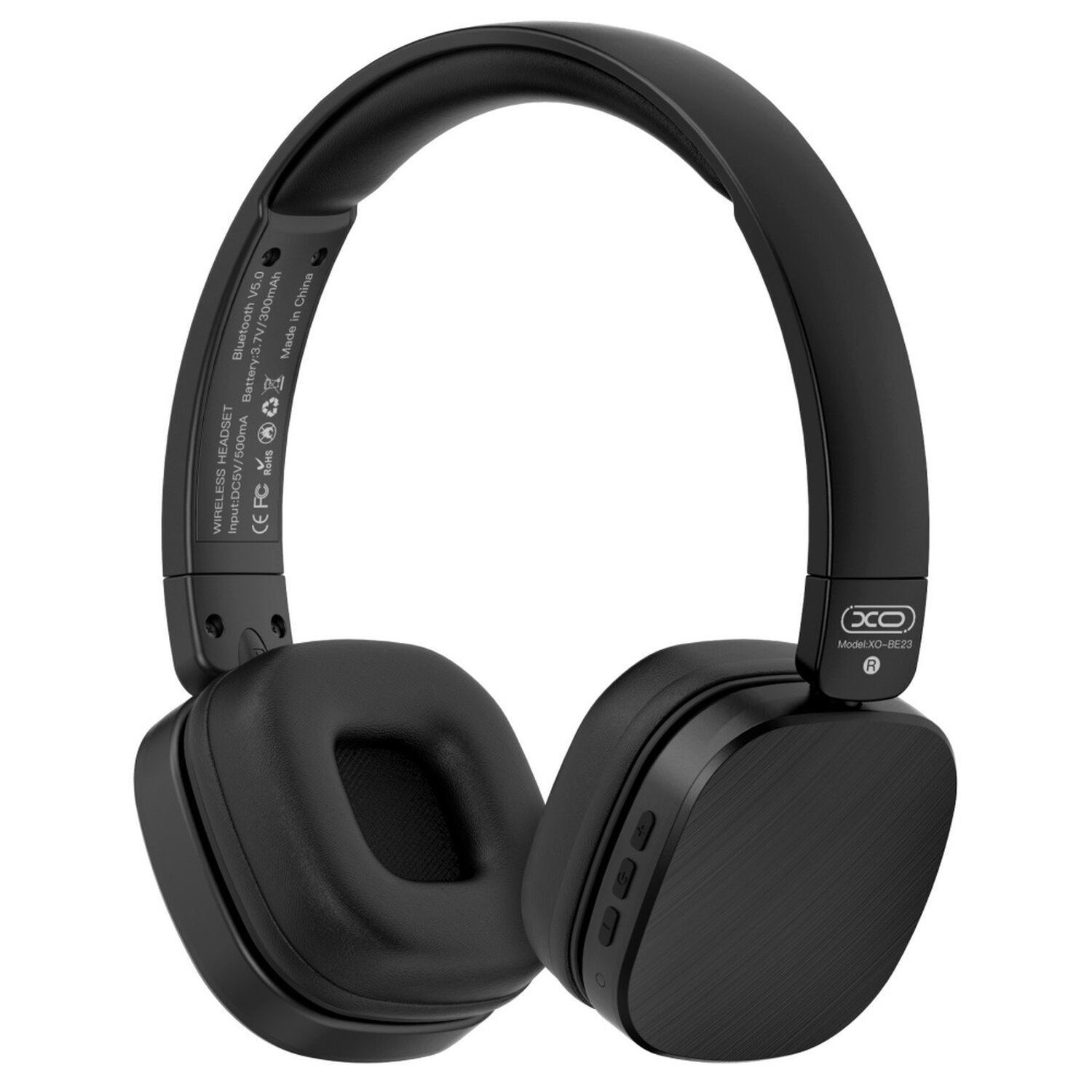 Schwarz BE23, Over-ear Bluetooth Kopfhörer COFI