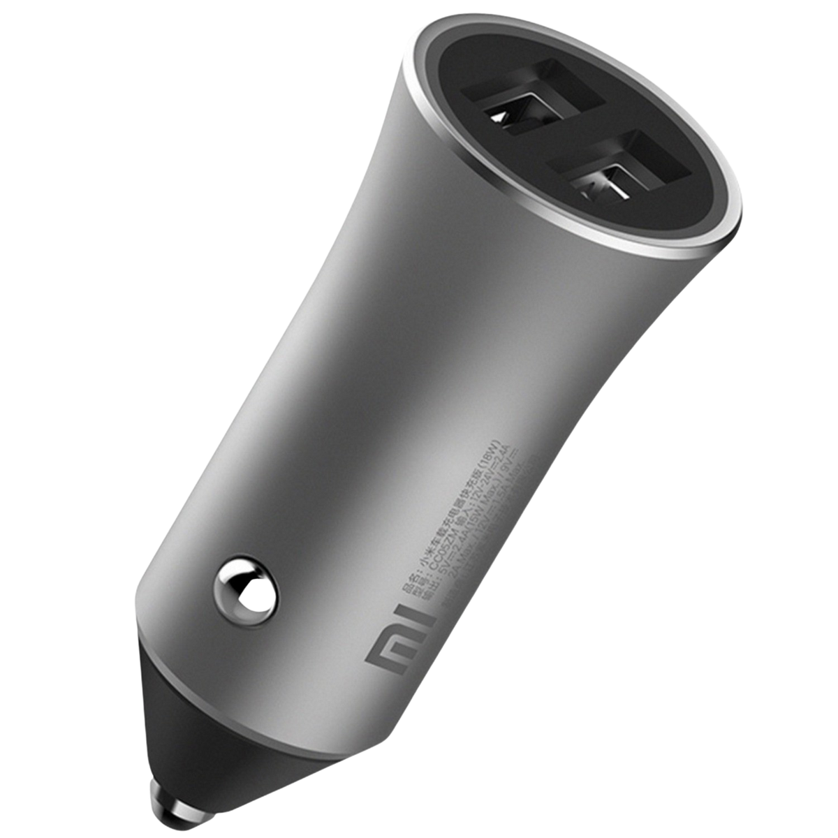 Cargador USB para coche - GDS4104GL XIAOMI, Negro. Gris