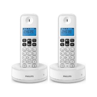 Teléfono inalámbrico - PHILIPS D1612W/34, RDSI, Blanco
