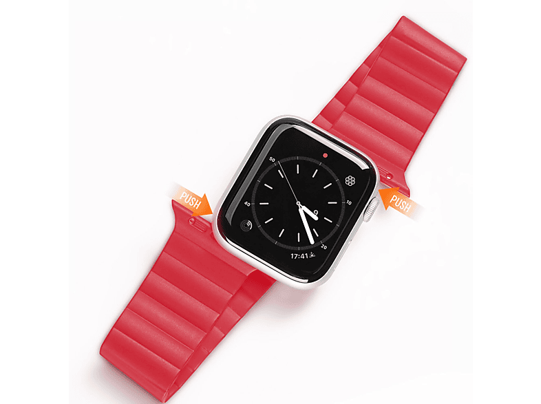 SE, x x DUCIS DUX Magnetband 40 Watch Apple, 7/6/5/4/3/2 41 38 mm, Rot / Smartband,