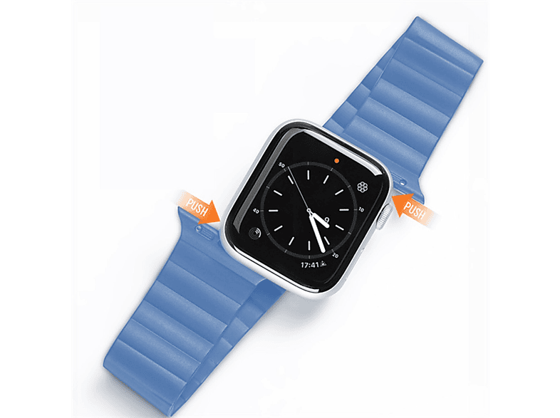 41 x Blau DUX 38 Smartband, mm, Watch Magnetband / 40 x DUCIS 7/6/5/4/3/2 SE, Apple,