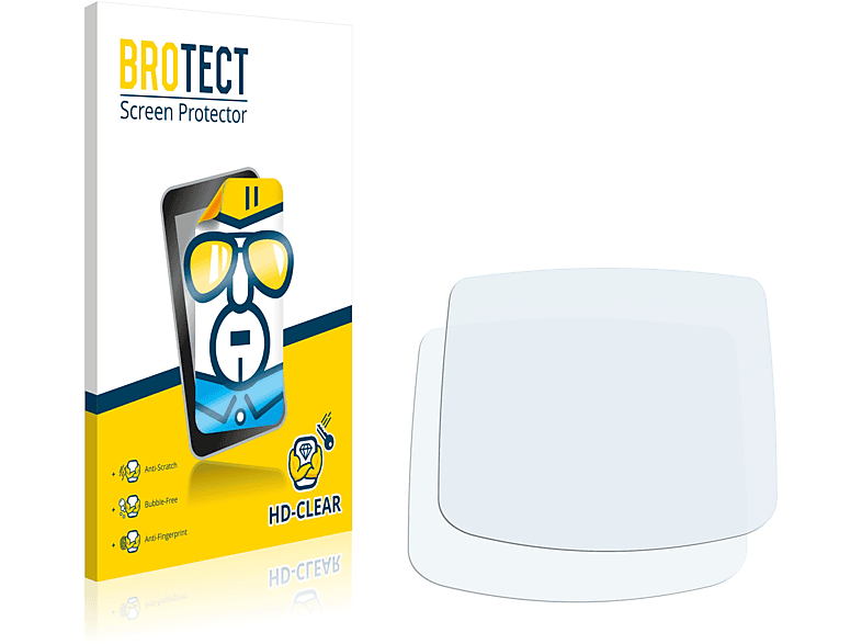 BROTECT 2x klare Schutzfolie(für Nintendo Gameboy Advance GBA)