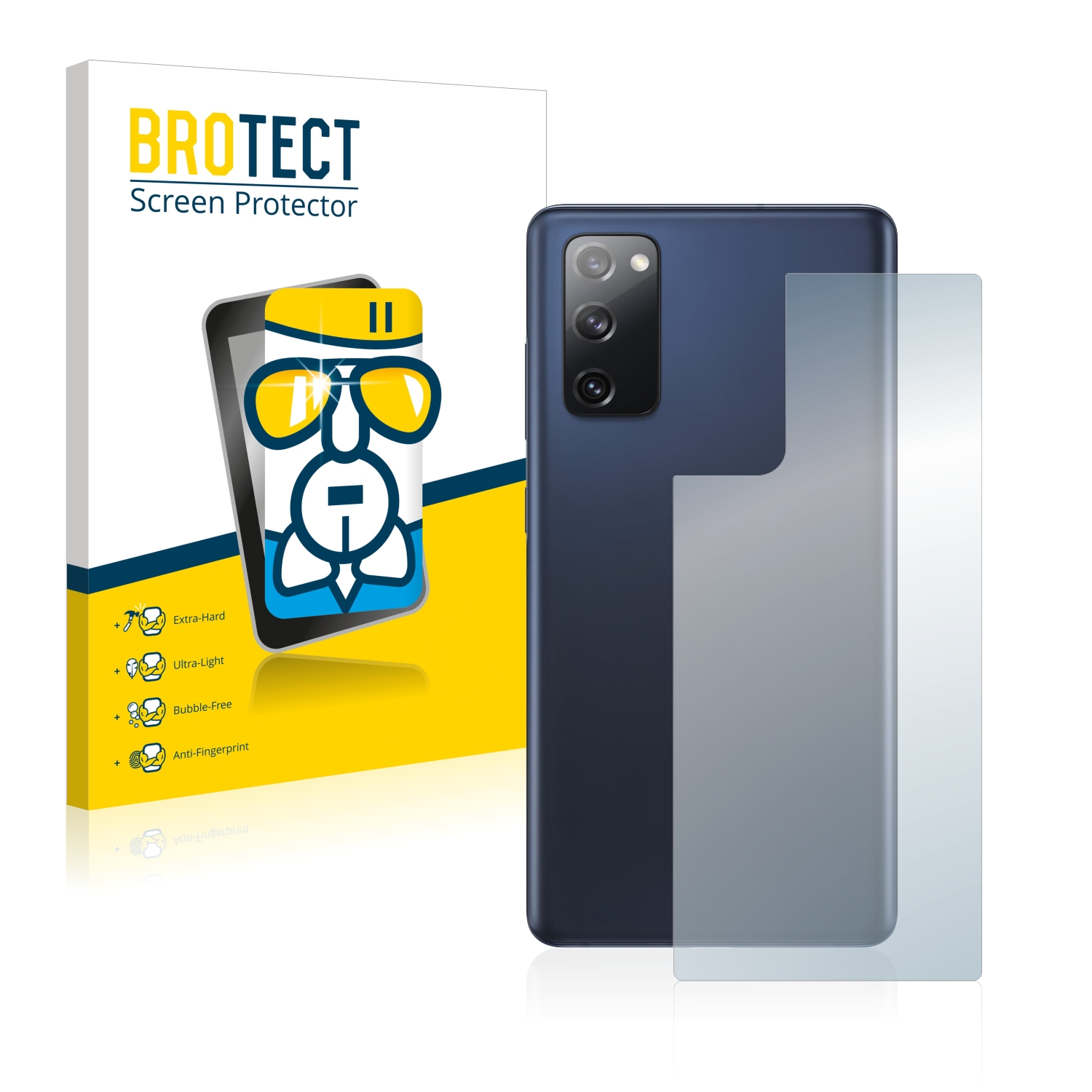 Galaxy FE S20 Schutzfolie(für klare (Rückseite)) Airglass Samsung BROTECT