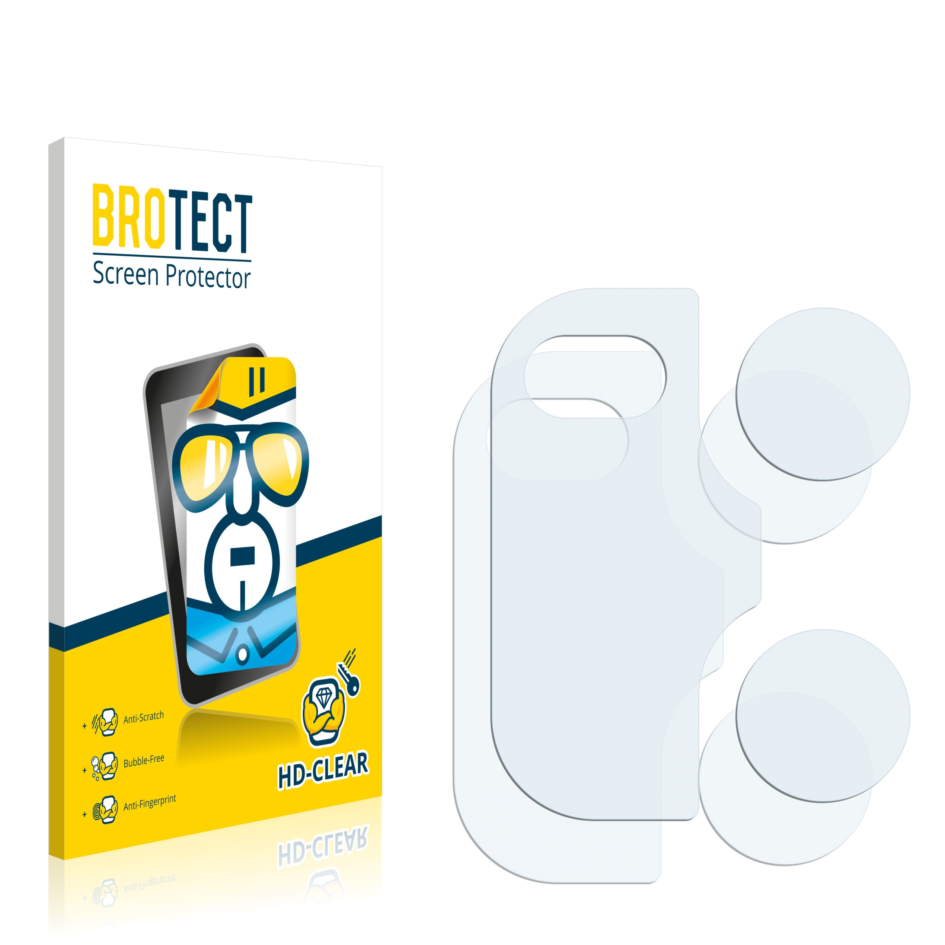 BROTECT 2x klare Schutzfolie(für Oppo X3 Pro) Find