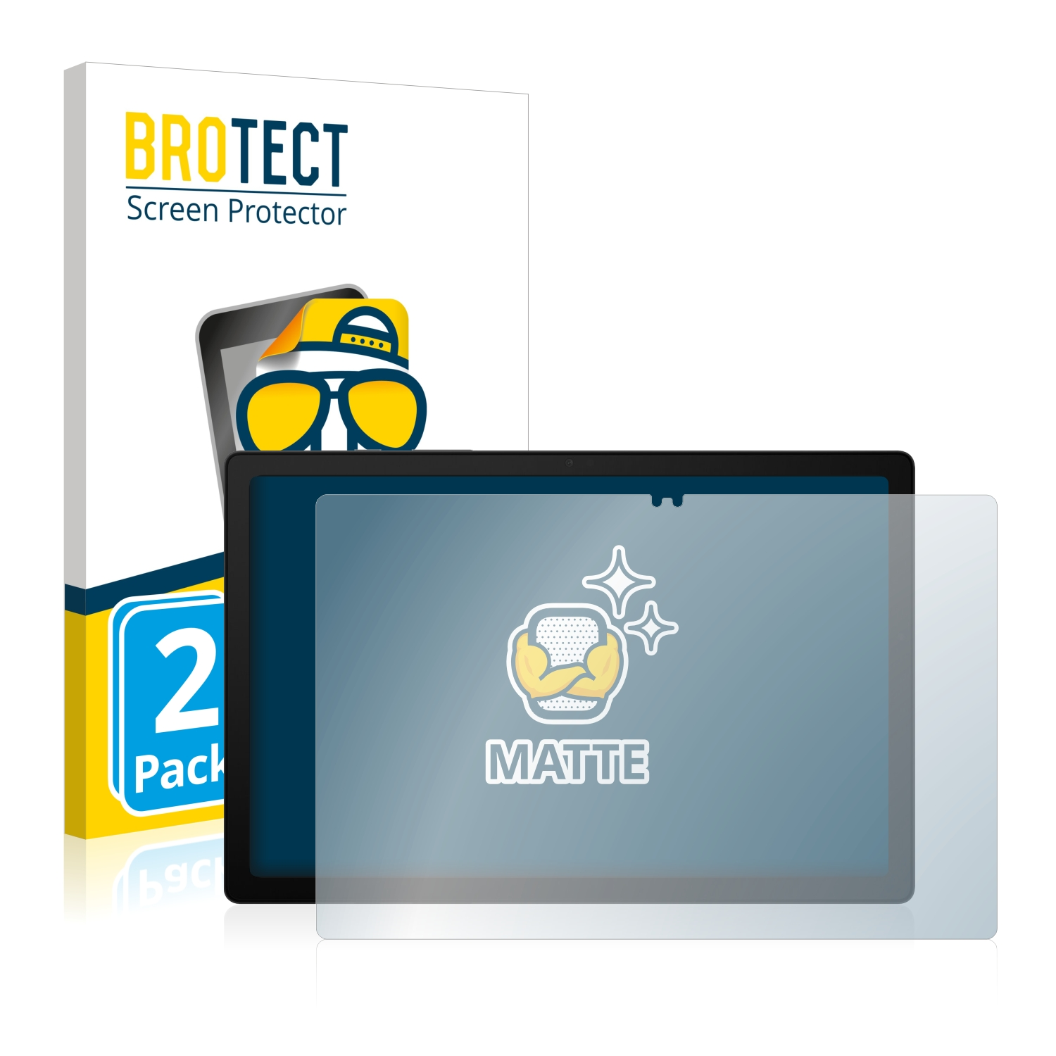 Schutzfolie(für Tab BROTECT A8 2x Samsung matte Galaxy LTE)