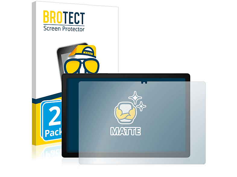 matte 2x A8 Galaxy Schutzfolie(für Samsung BROTECT LTE) Tab