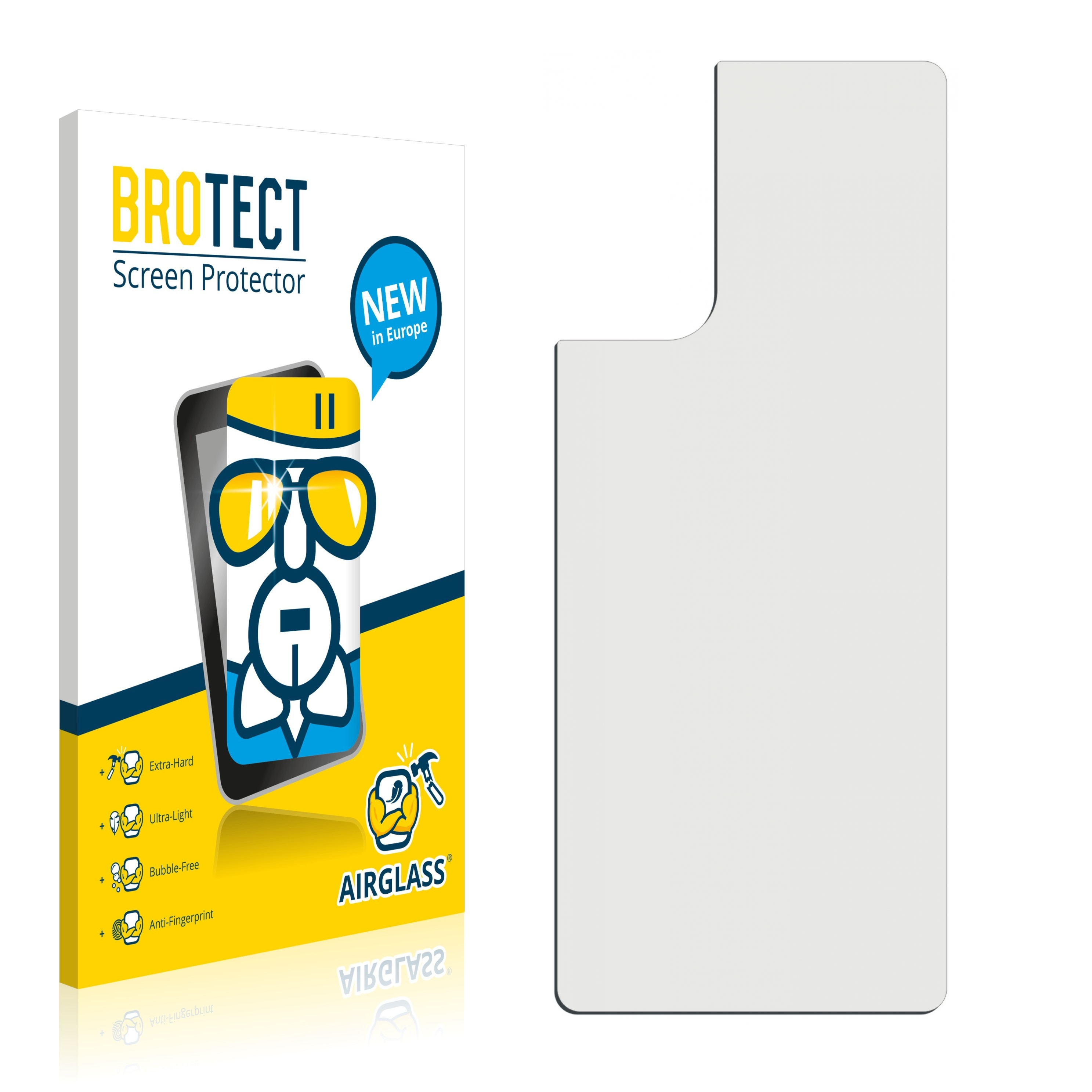 Find klare Oppo BROTECT Schutzfolie(für (Rückseite)) X3 Lite Airglass