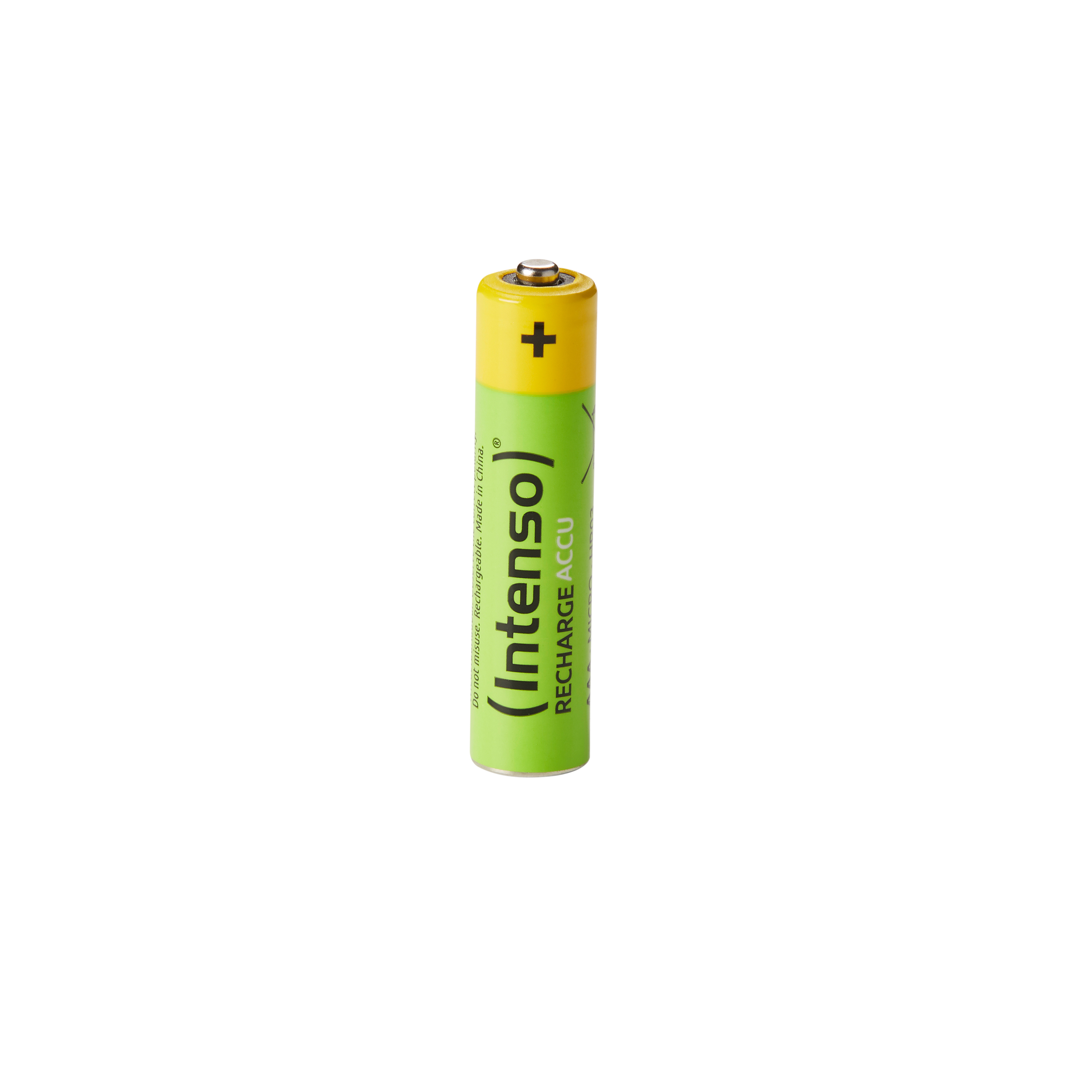 Wiederaufladbare Energy Pack 850 mAh NiMH INTENSO Eco 4er AAA, Accu Batterie, HR03, AAA HR03 Mignon, (Nickel-Metallhydrid) mAh 850 Batterie