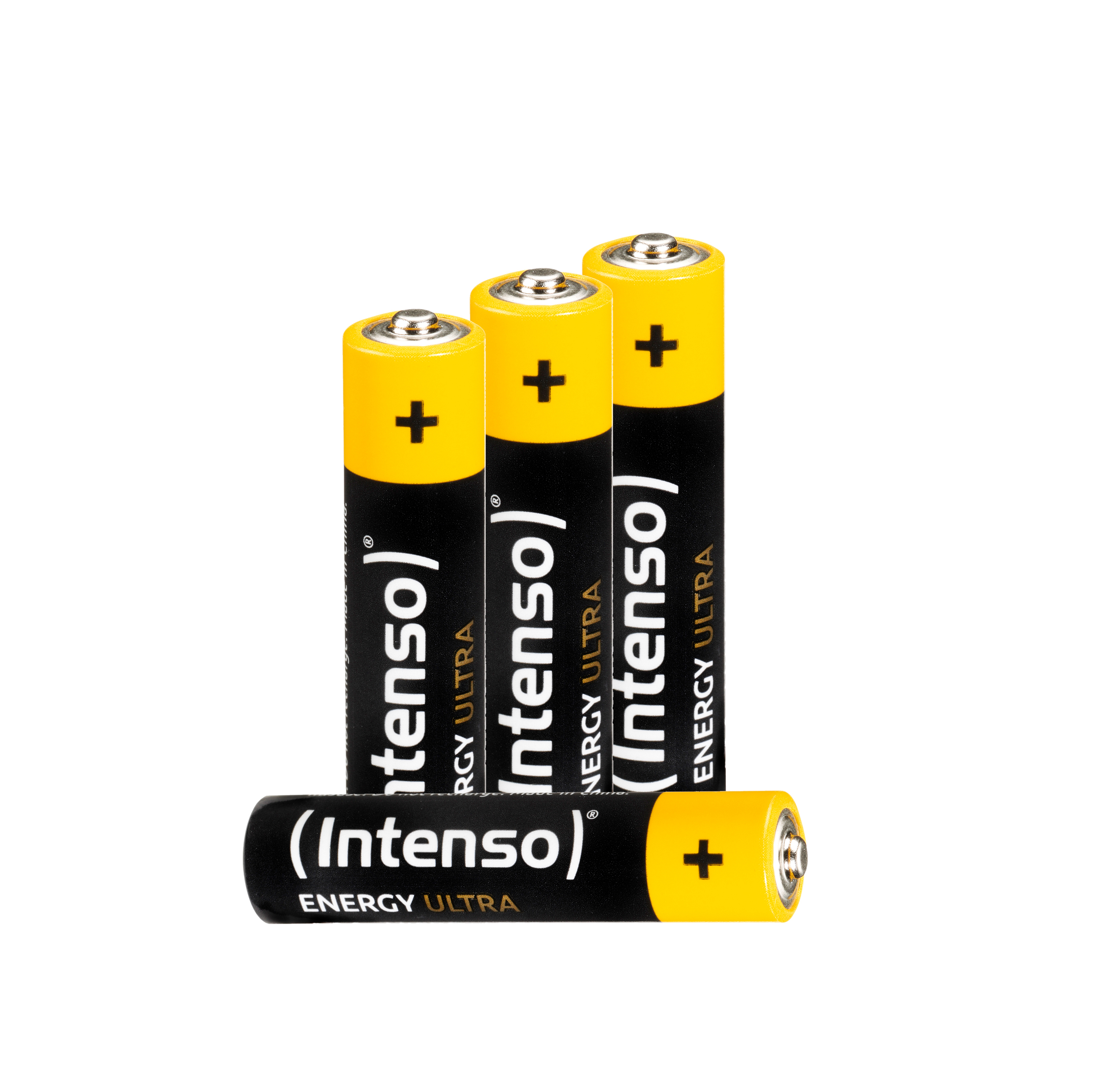 INTENSO Energy Micro Ultra LR03, (Quecksilberfrei), Pack 4er Manganese Alkaline LR03 Batterie AAA, AAA