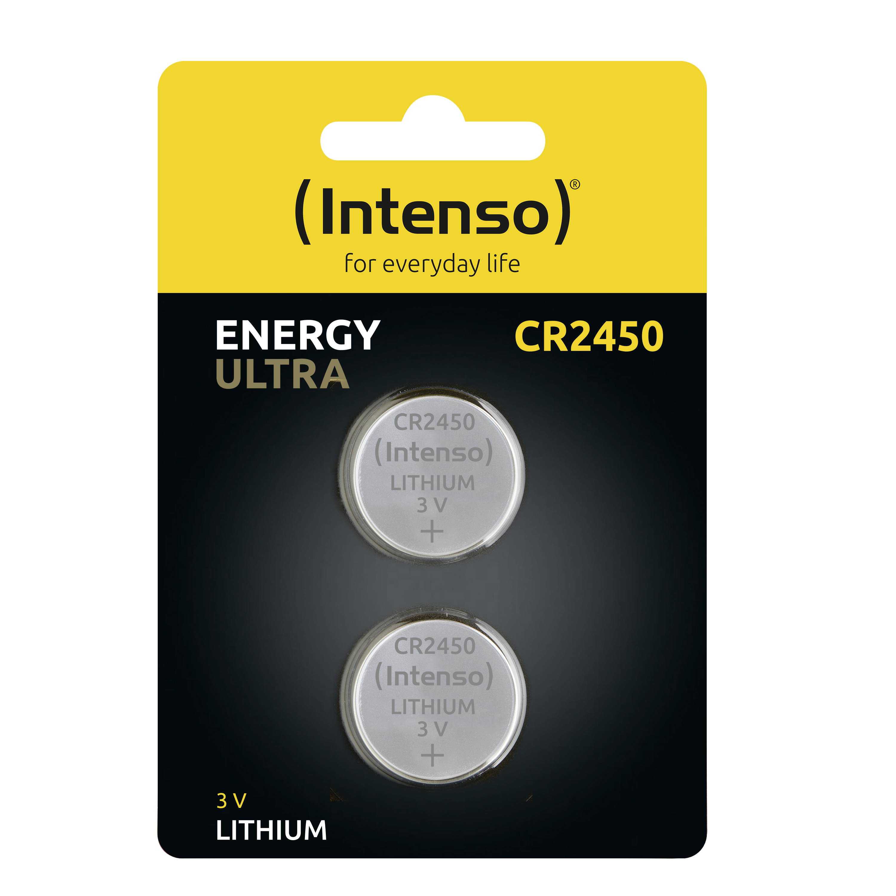 INTENSO CR2450 Blei) CR2450 Pack Energy von Lithium Ultra (frei Quecksilber, 2er Cadmium, Knopfzelle Batterie