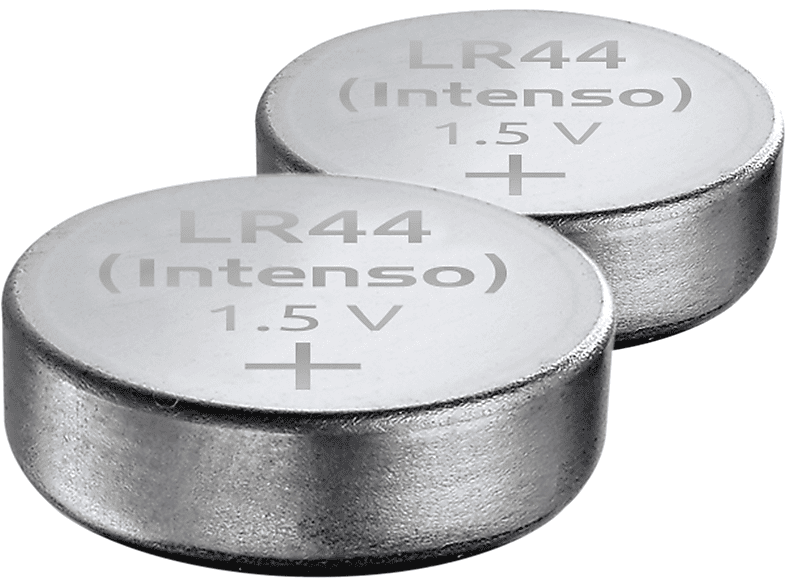 INTENSO Energy Ultra LR44 2er Pack Alkaline Knopfzelle LR44 (frei von Quecksilber, Cadmium, Blei) Batterie
