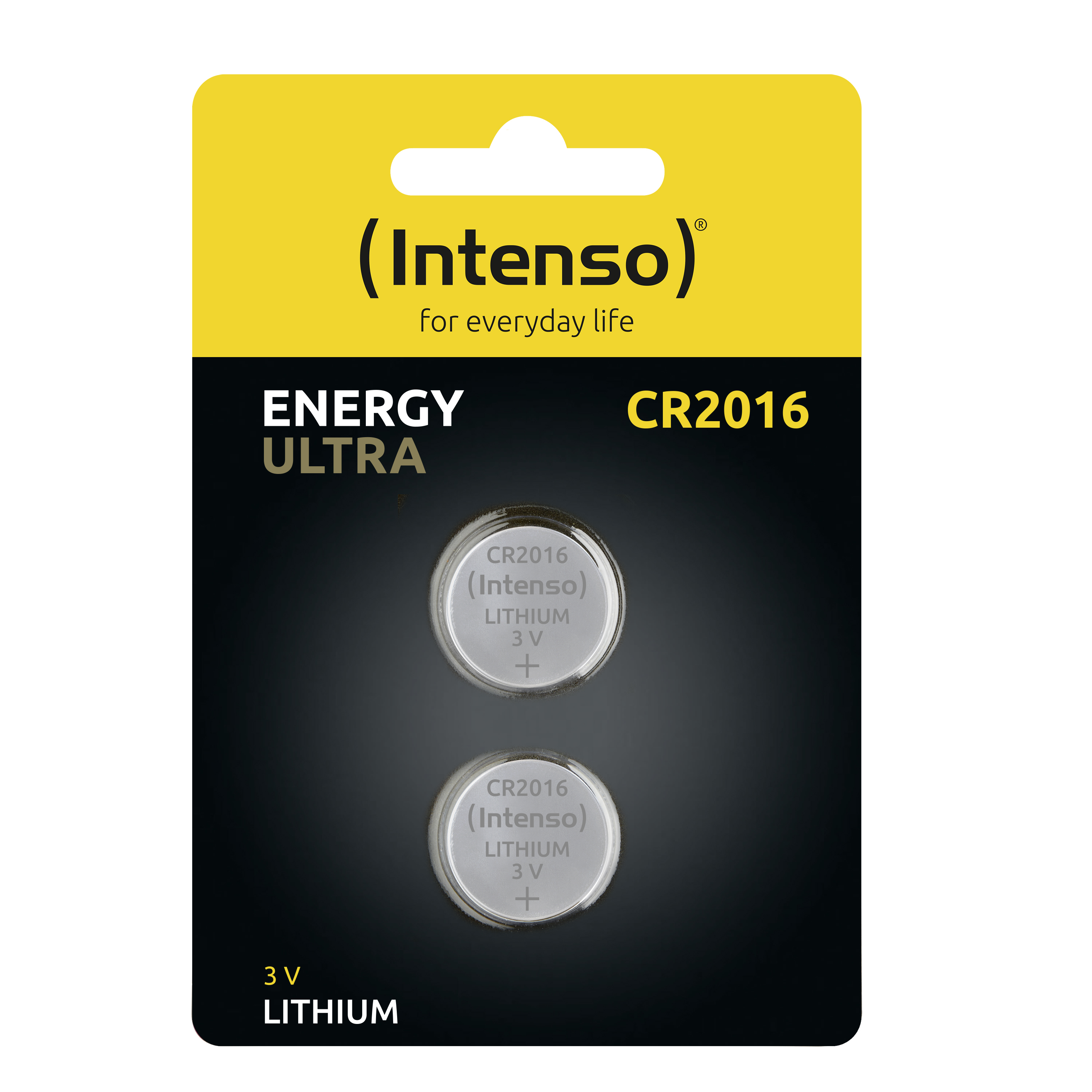 INTENSO Energy Blei) Pack CR2016 von Ultra Batterie 2er Knopfzelle Lithium Quecksilber, Cadmium, CR2016(frei