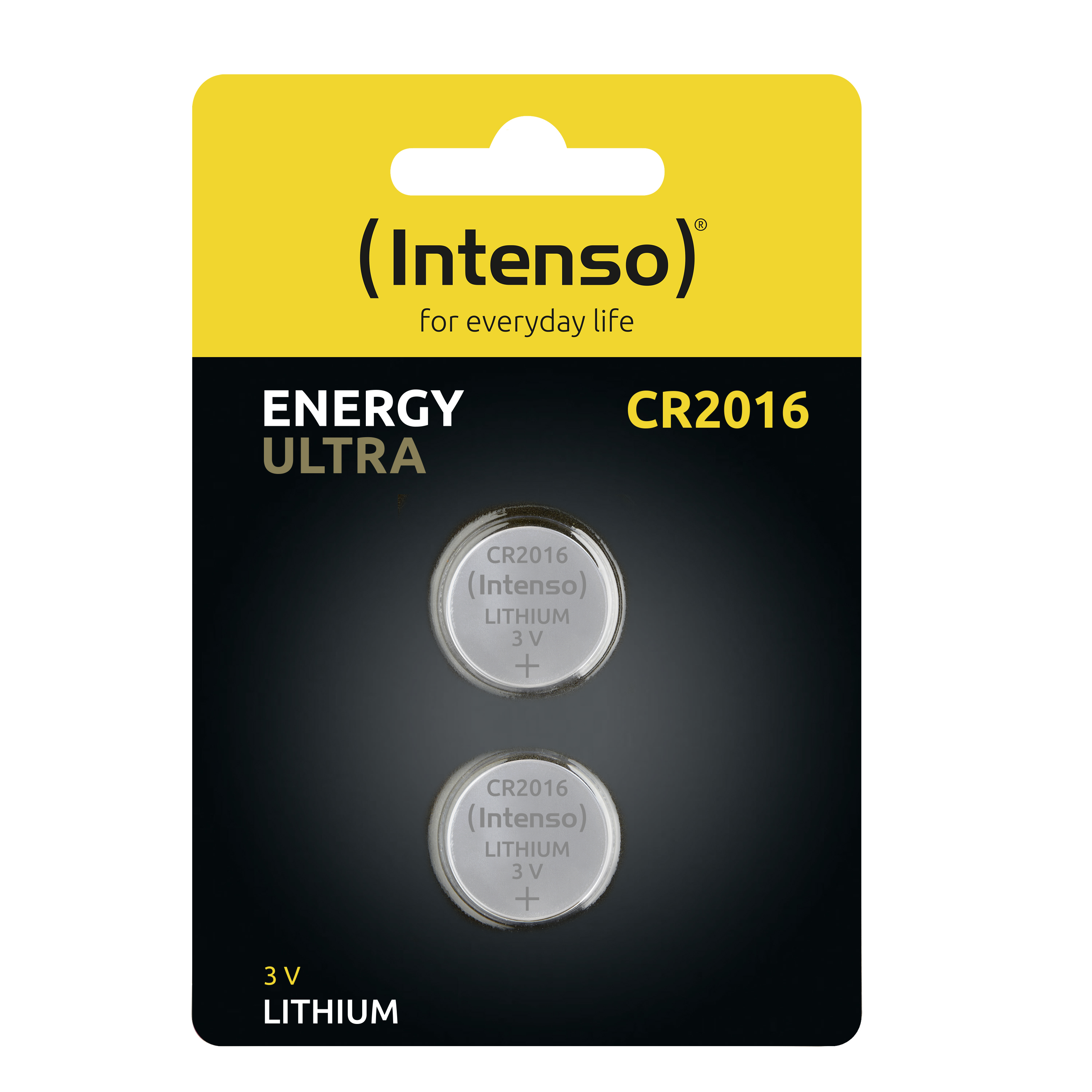 INTENSO Energy Ultra CR2016 Batterie Quecksilber, von CR2016(frei Cadmium, Lithium Pack Blei) 2er Knopfzelle