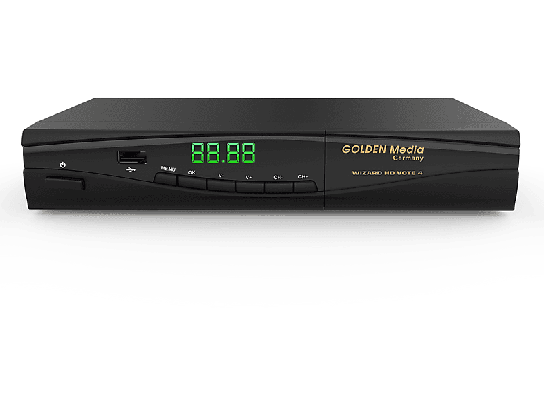 GOLDEN MEDIA Wizard HD Vote 4 Sat Receiver (HDTV, DVBT, DVBC2, DVBS
