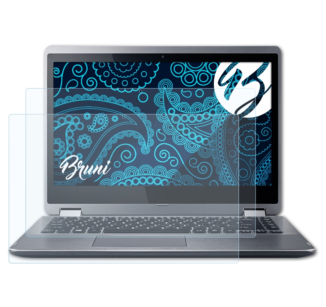 BRUNI 2x Basics-Clear Schutzfolie(für Acer Aspire R14)