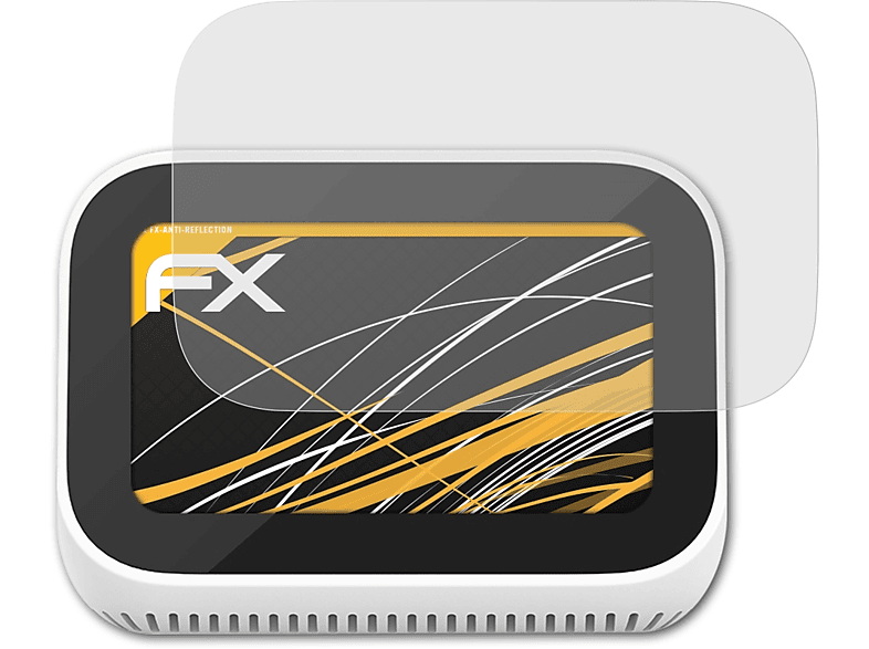ATFOLIX 3x FX-Antireflex Displayschutz(für Xiaomi Mi Smart Clock)