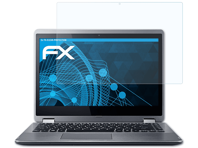 ATFOLIX 2x FX-Clear Displayschutz(für Acer Aspire R14)
