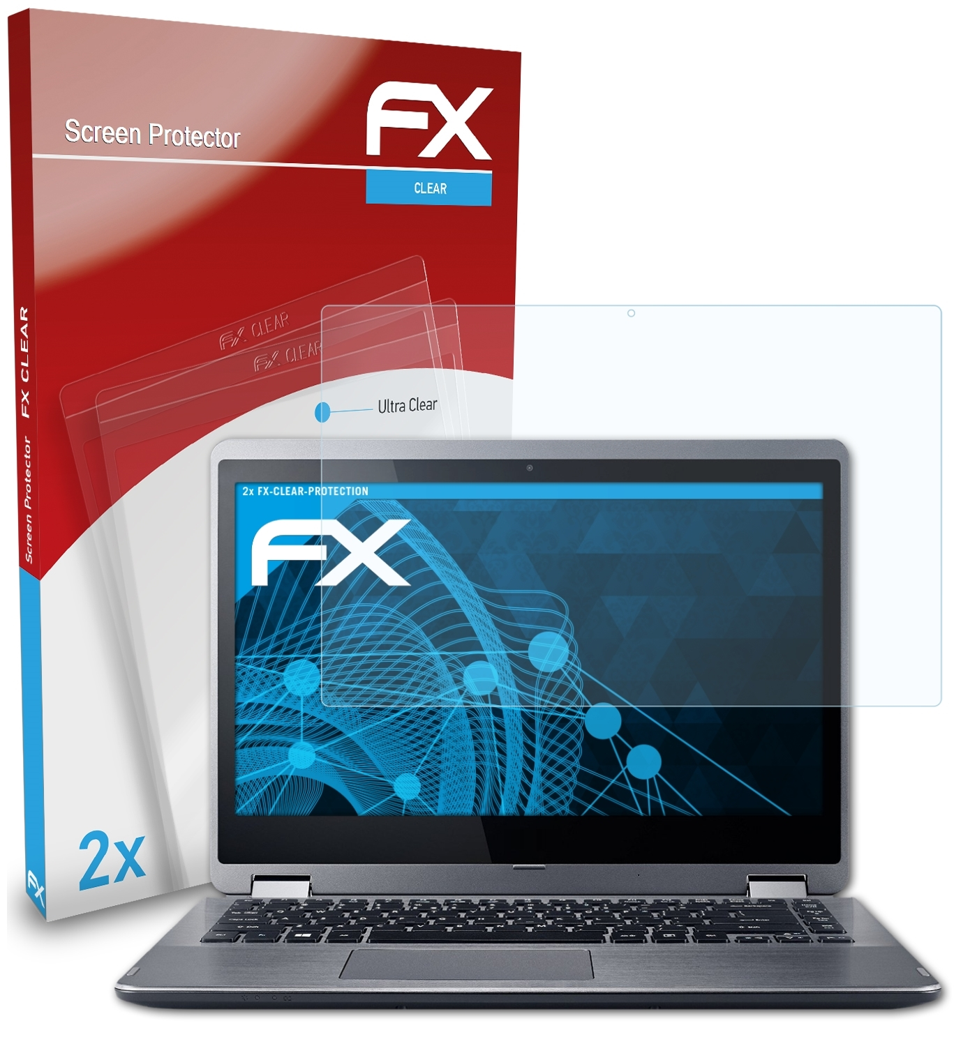 ATFOLIX 2x FX-Clear Aspire R14) Displayschutz(für Acer