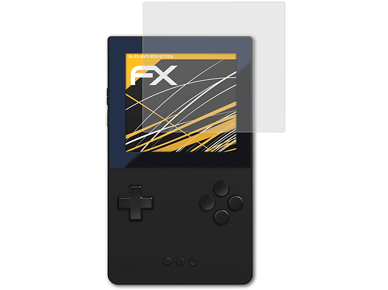 ATFOLIX 3x Analogue FX-Antireflex Displayschutz(für Pocket)