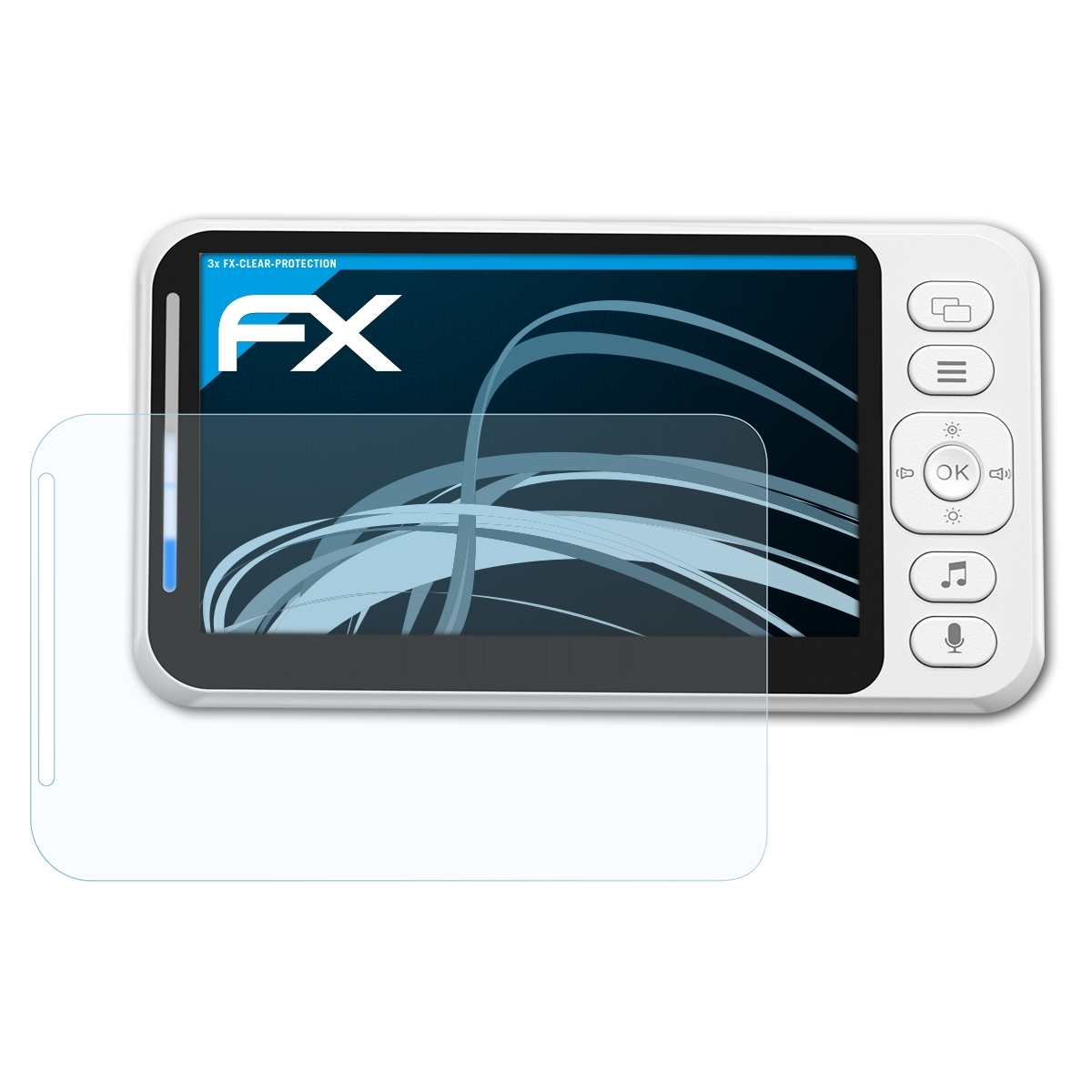 ATFOLIX 3x Displayschutz(für FX-Clear Touch Dragon E40)