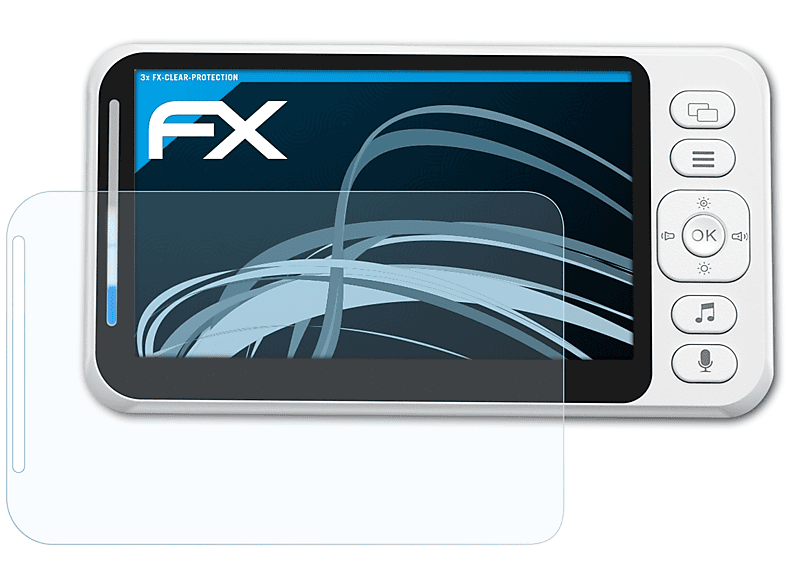 ATFOLIX 3x Displayschutz(für FX-Clear Touch Dragon E40)