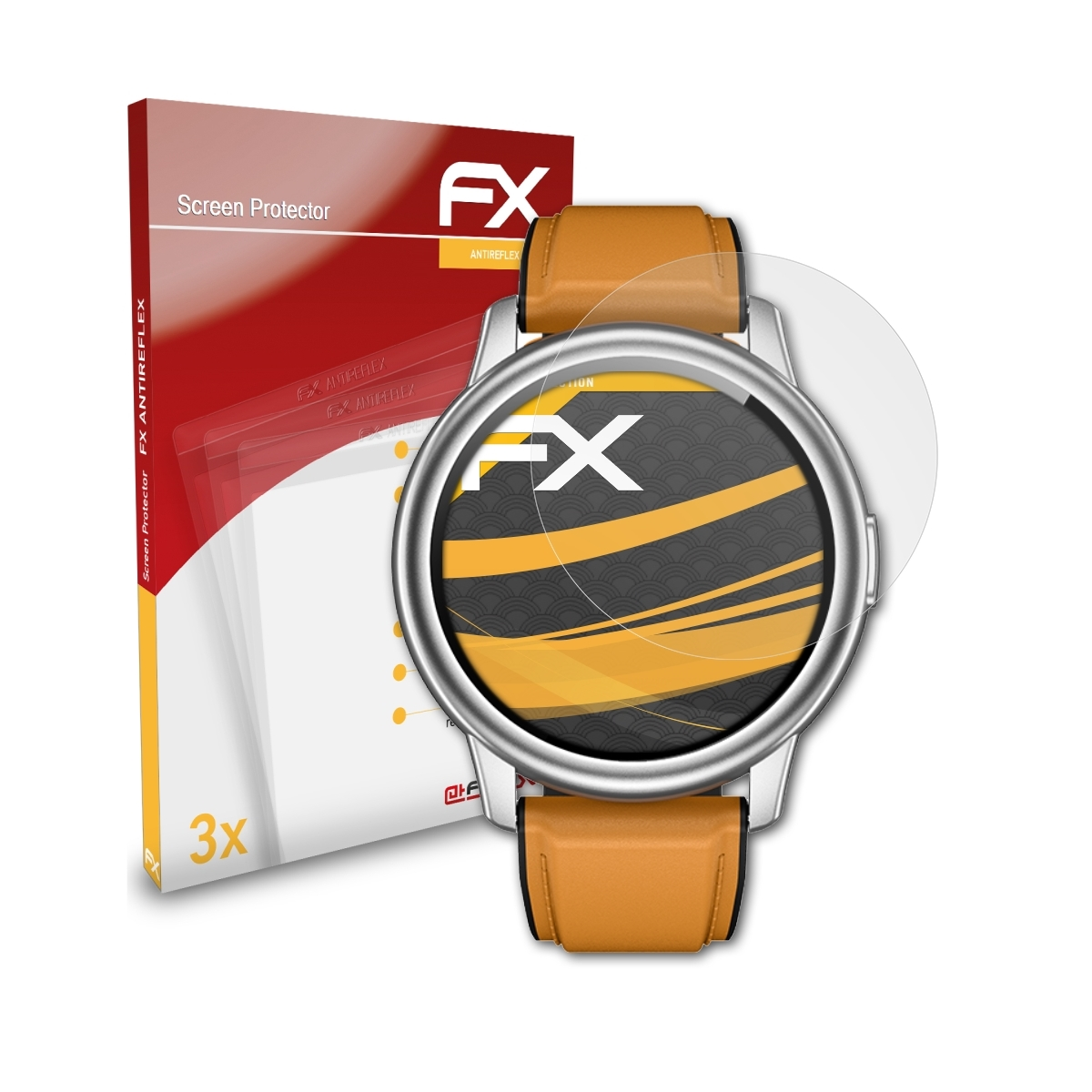 ATFOLIX 3x Displayschutz(für FX-Antireflex Lemfo LF28)