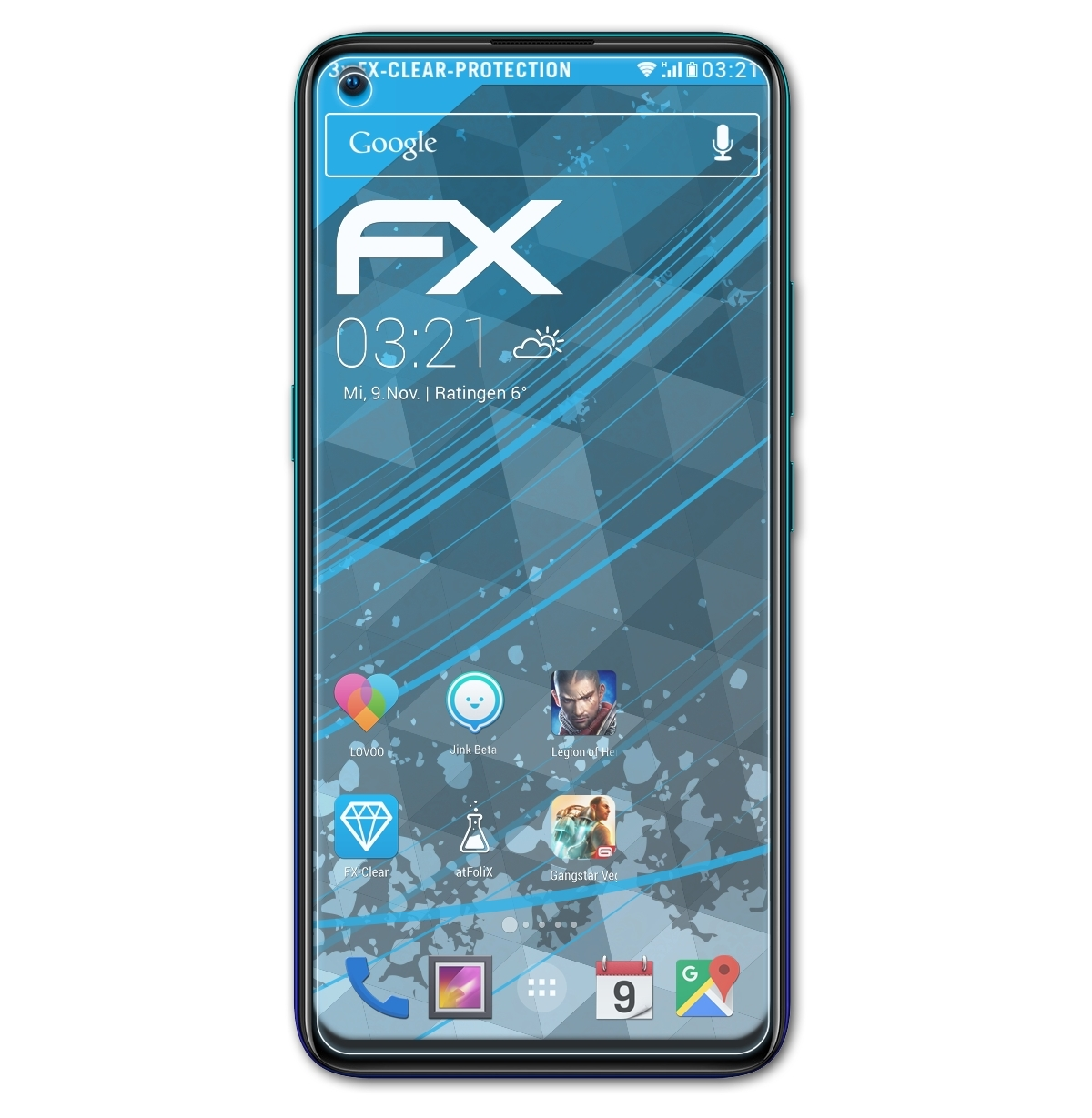 ATFOLIX 3x FX-Clear Displayschutz(für Vivo Pro) Z1