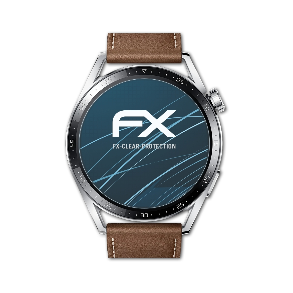 3x Huawei FX-Clear Watch 3 Displayschutz(für ATFOLIX GT (46mm))