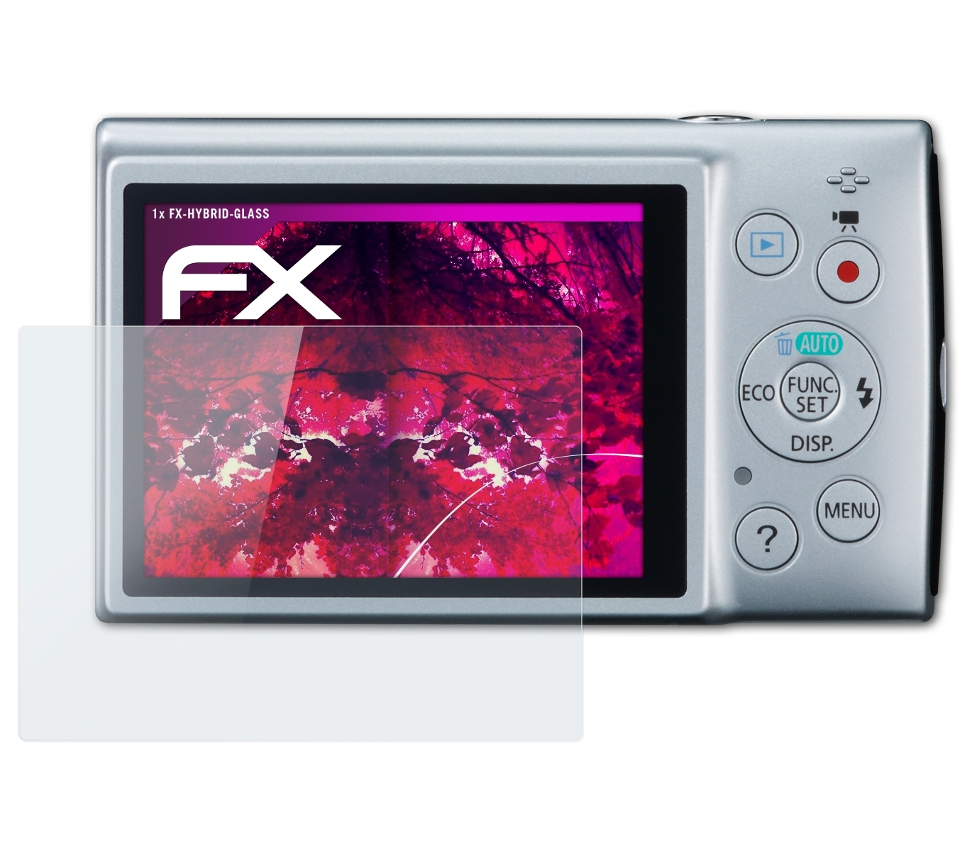 155) ATFOLIX Canon IXUS Digital Schutzglas(für FX-Hybrid-Glass