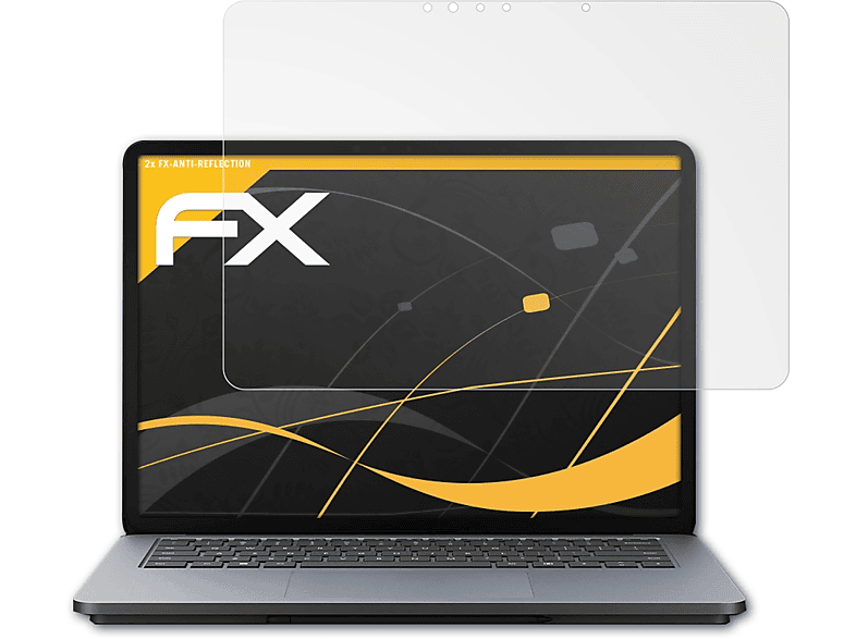 FX-Antireflex Surface Microsoft 2x Displayschutz(für ATFOLIX Studio) Laptop
