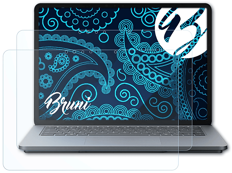 2x Microsoft Surface Schutzfolie(für BRUNI Basics-Clear Laptop Studio)