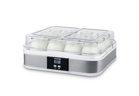 Klarstein Gaia - Yogurtera 12 vasos para hacer yogur casero