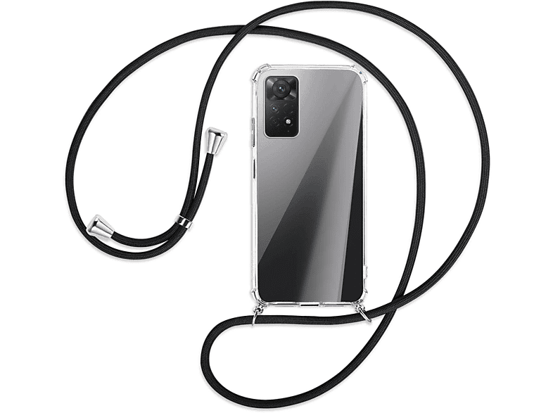 Xiaomi, MORE / MTB Umhänge-Hülle Pro Kordel, Backcover, 11 4G, Note Schwarz ENERGY 5G, mit Redmi Silber
