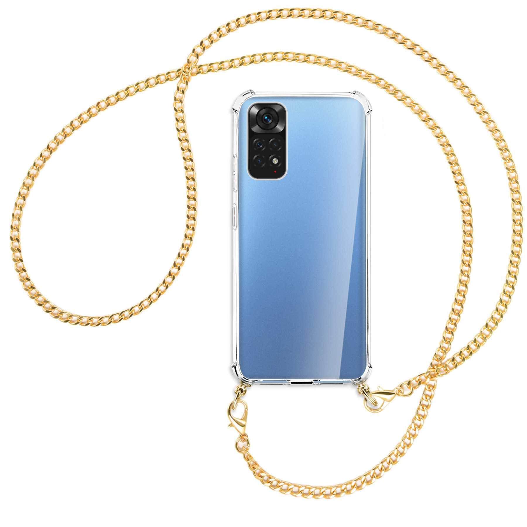 11S, Kette mit (gold) Metallkette, MORE Xiaomi, MTB Note Backcover, 11 Note Redmi 4G, Redmi Umhänge-Hülle ENERGY