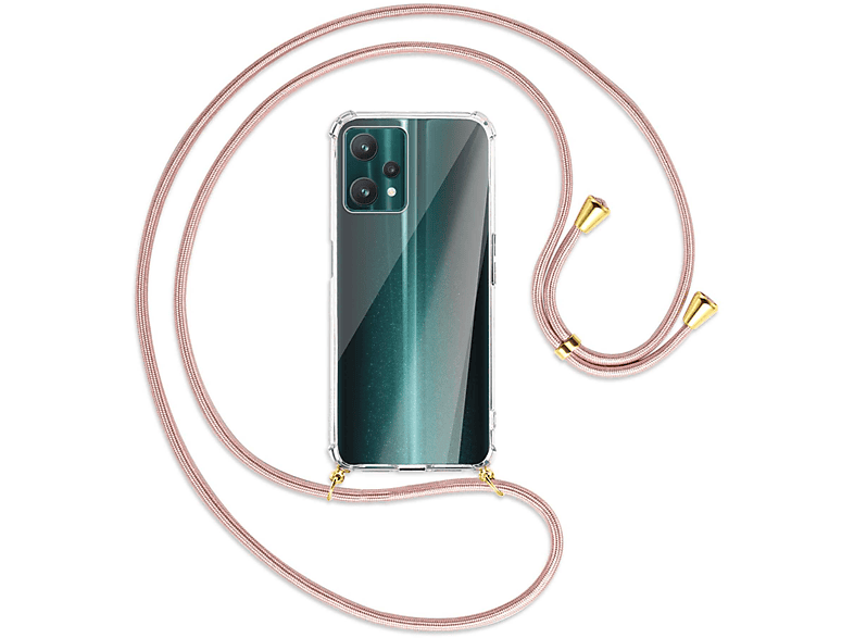 Umhänge-Hülle 5G, Kordel, Pro, Gold / MORE 9 mit 9 Rosegold MTB Realme, Backcover, ENERGY