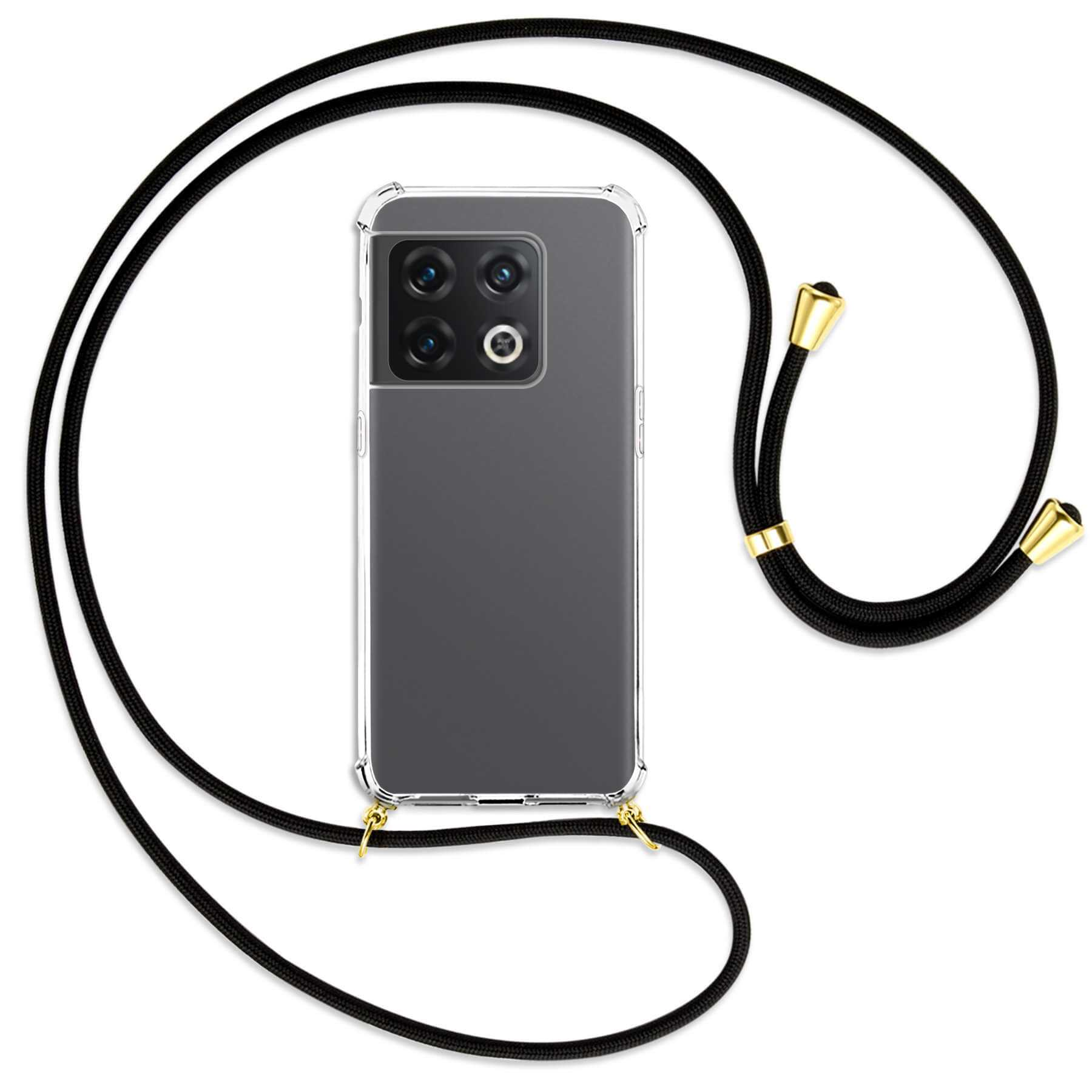 Schwarz 10 Gold mit 5G, MORE ENERGY / Pro Backcover, OnePlus, Umhänge-Hülle MTB Kordel,