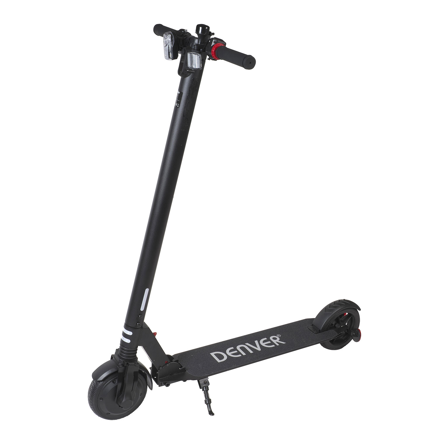 Patinete eléctrico - Denver SCO-65220, 20km/h, 300W, Autonomía 12km, Plegable, Negro