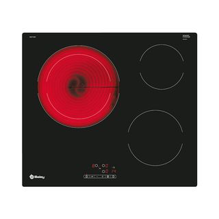 Placa de vitrocerámica - Balay 3EB715ER, 3 zonas, 59,2 cm, Negro