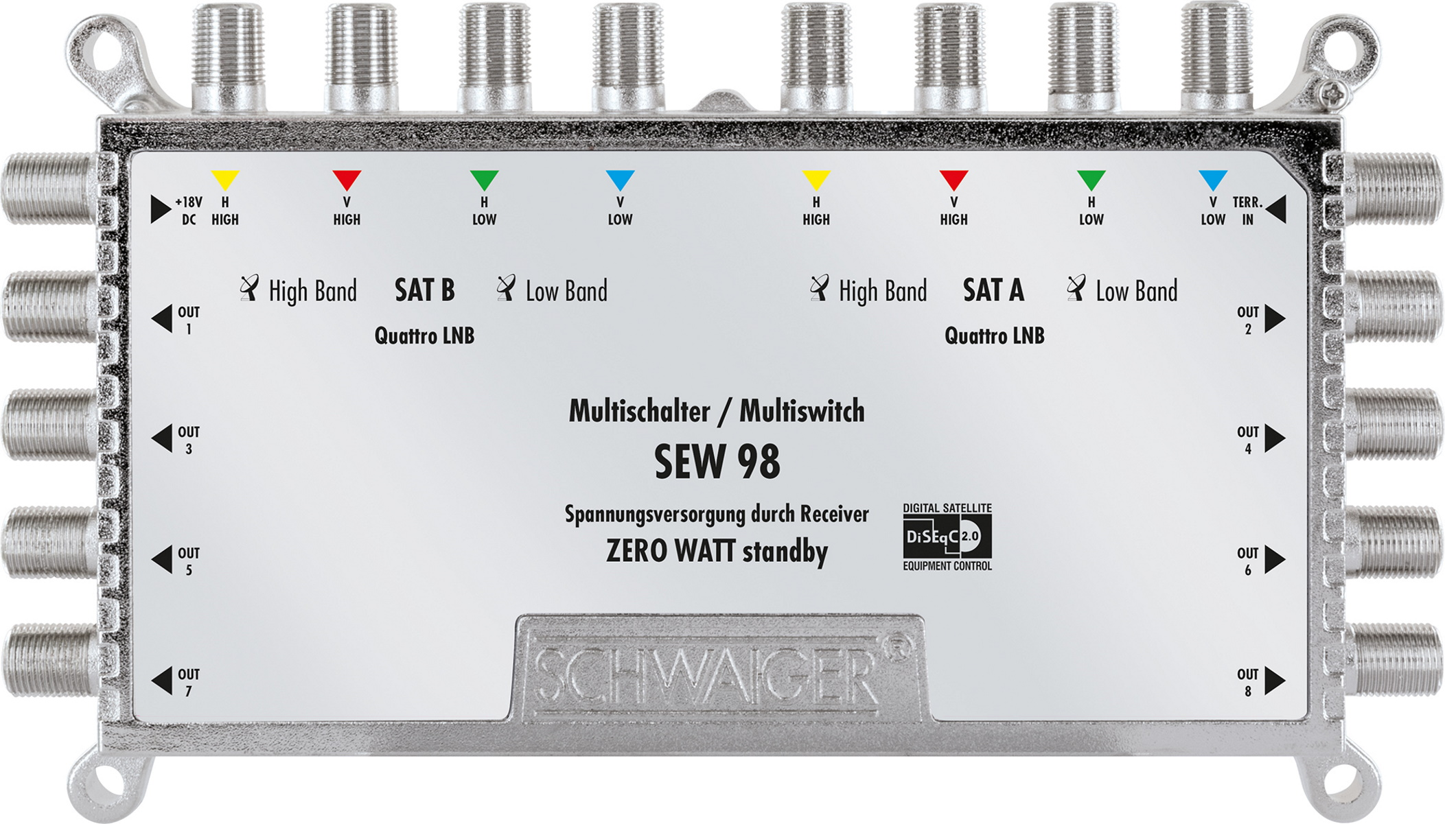 SCHWAIGER -SEW98 531- SAT 8 Multischalter → 9