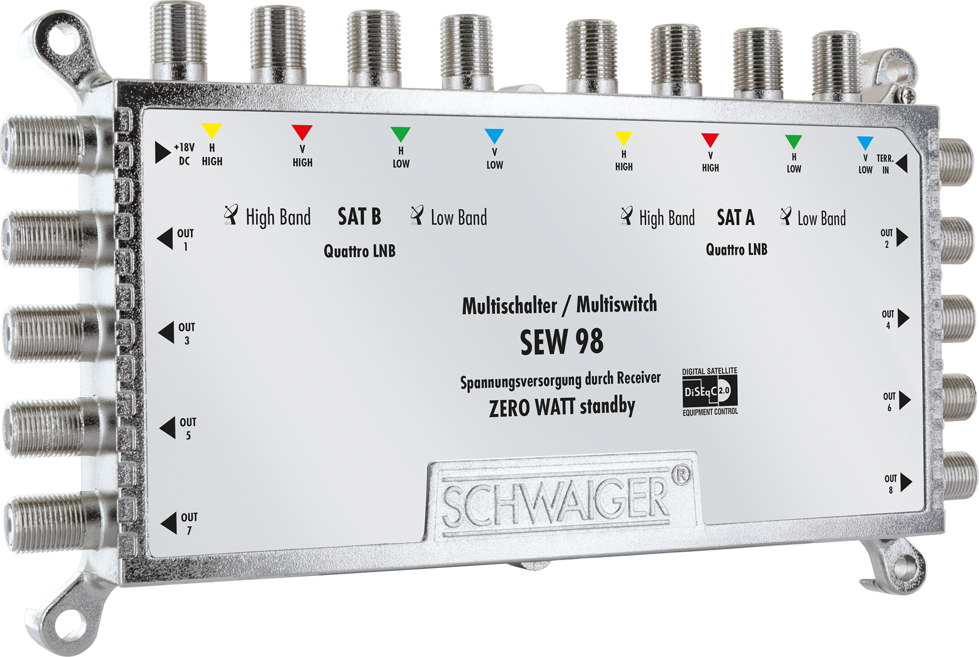SCHWAIGER -SEW98 531- SAT Multischalter 9 8 →