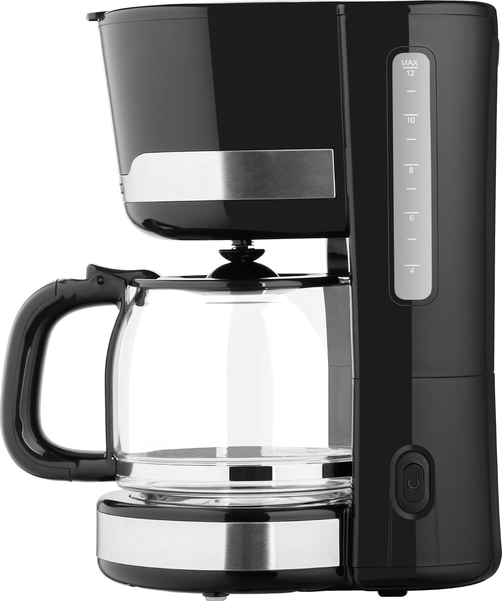 ECG KP 2115 | Filterkaffee Schwarz Tee 1,5 | Kaffeemaschine Liter | Kaffeemaschine | Wasserstandsanzeige Möglichkeit Edelstahl / | 